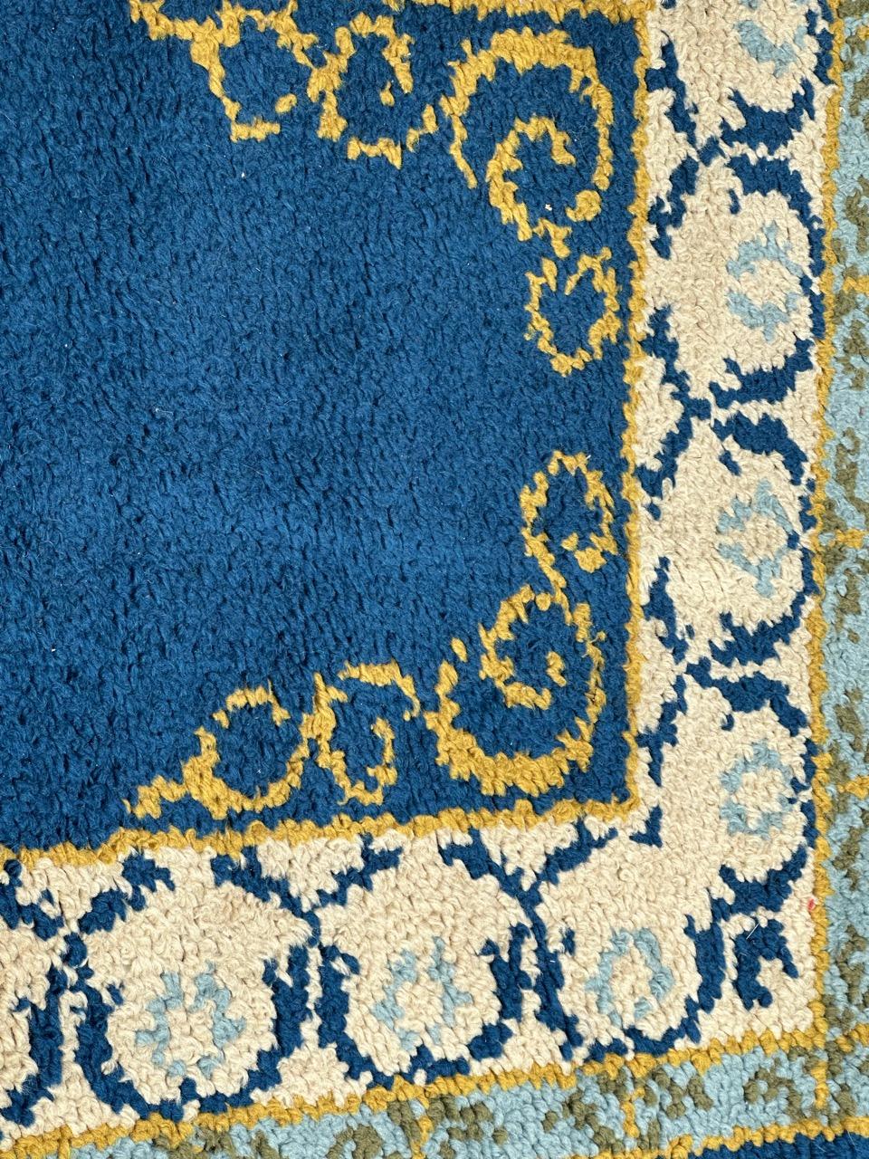 Schöner französischer Cogolin-Teppich aus der Mitte des Jahrhunderts im Angebot 4