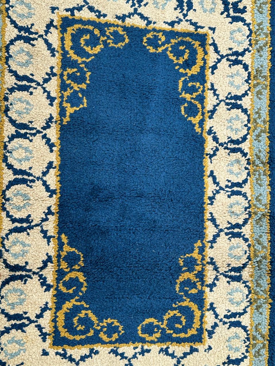 Schöner französischer Cogolin-Teppich aus der Mitte des Jahrhunderts im Angebot 5