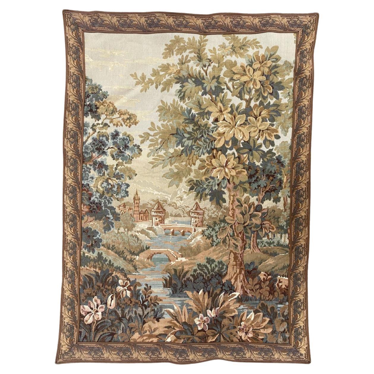 Nice Mid Century French Jaquar Tapestry