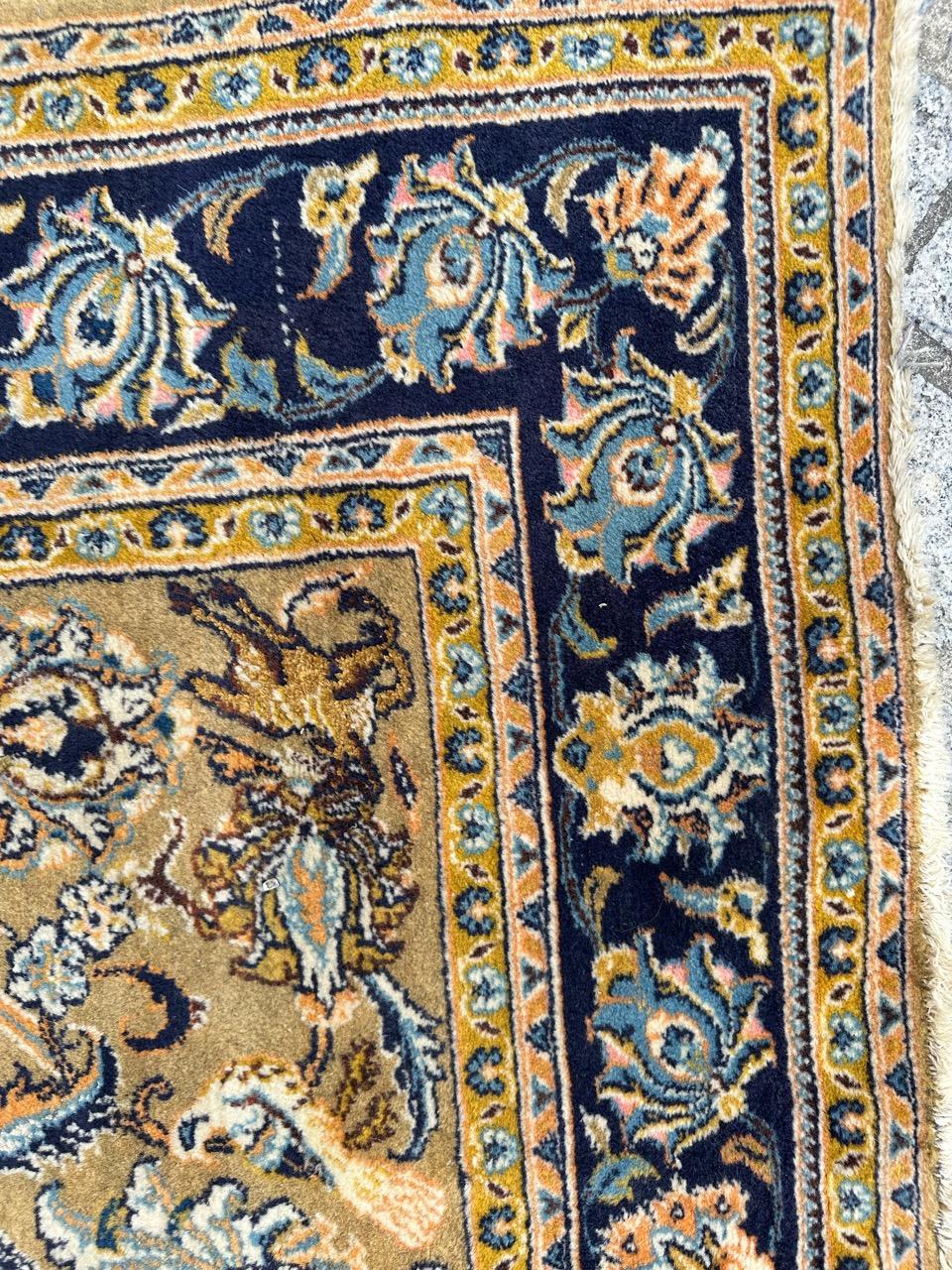 Bobyrug’s Nice mid century kashan rug  For Sale 6