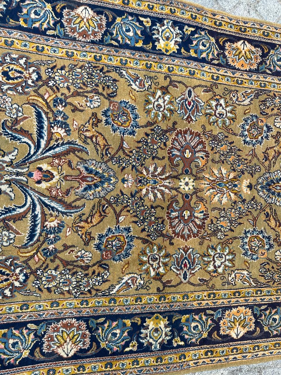 Bobyrug’s Nice mid century kashan rug  For Sale 10