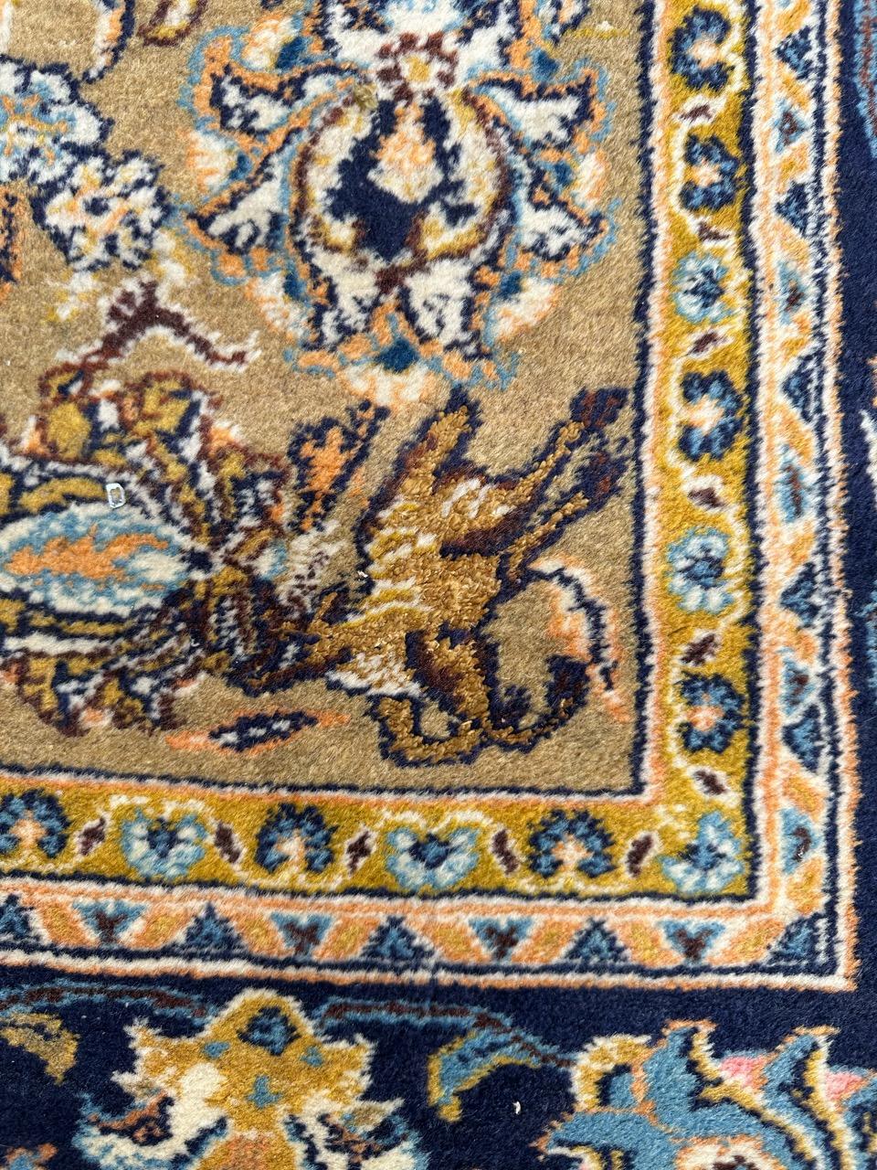 Bobyrug’s Nice mid century kashan rug  For Sale 11