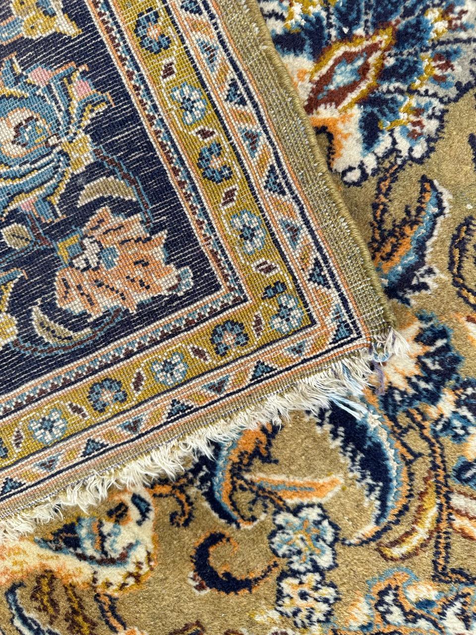Bobyrug’s Nice mid century kashan rug  For Sale 12