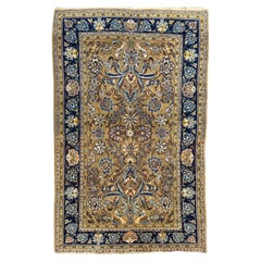 Bobyrug's Nice mid century kashan rug 