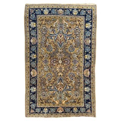 Bobyrug’s Nice mid century kashan rug
