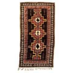 Vintage Bobyrug’s Nice Mid Century Moroccan Berbere Rug