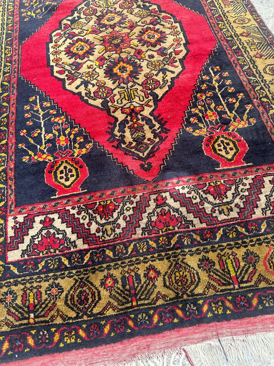 Nice Mid Century Turkish konya rug For Sale 3