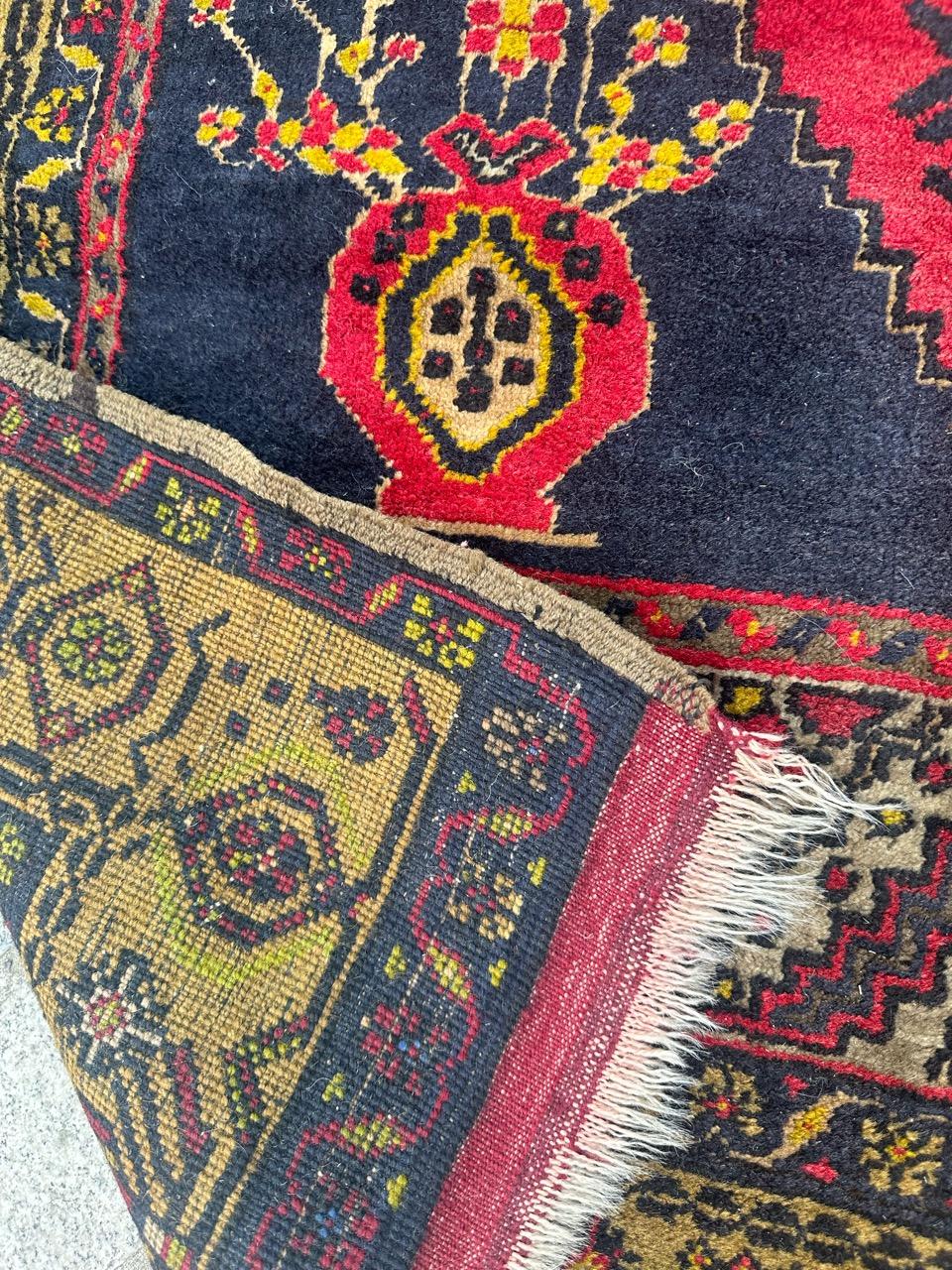 Nice Mid Century Turkish konya rug For Sale 8