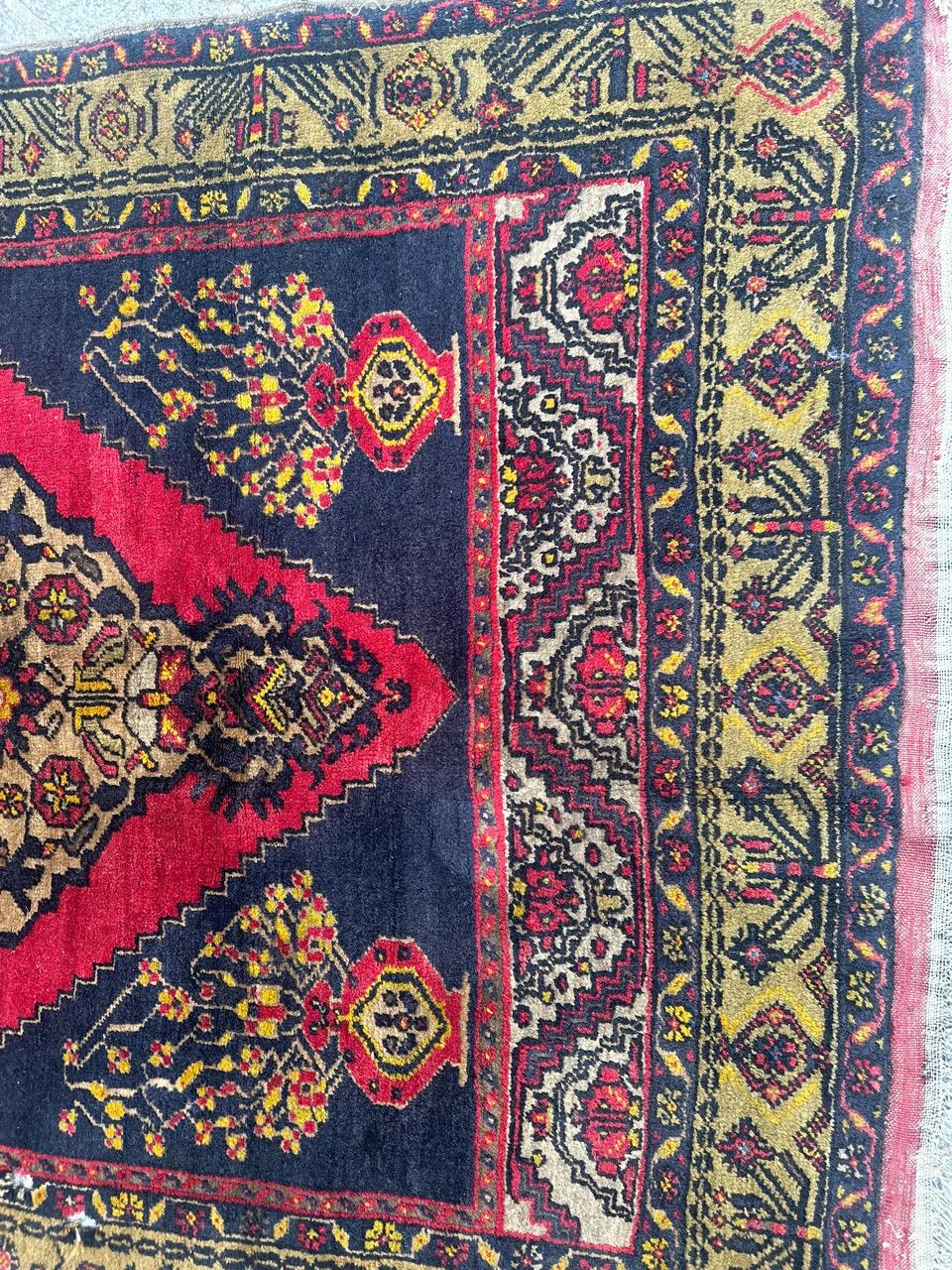 Kazak Nice Mid Century Turkish konya rug For Sale