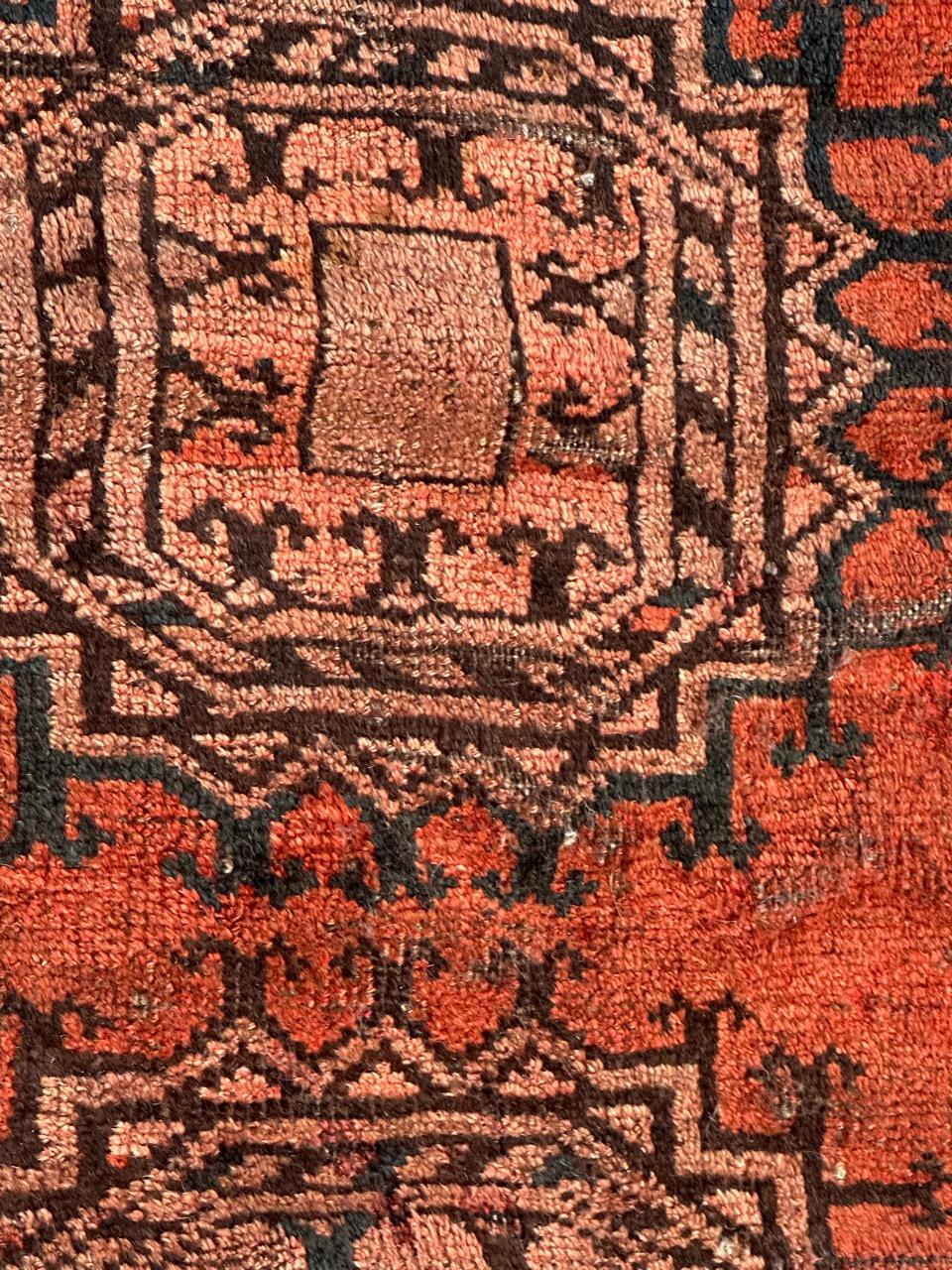 Nice mid century Turkmen rug  For Sale 4