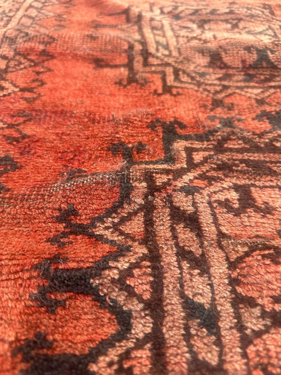Nice mid century Turkmen rug  For Sale 7
