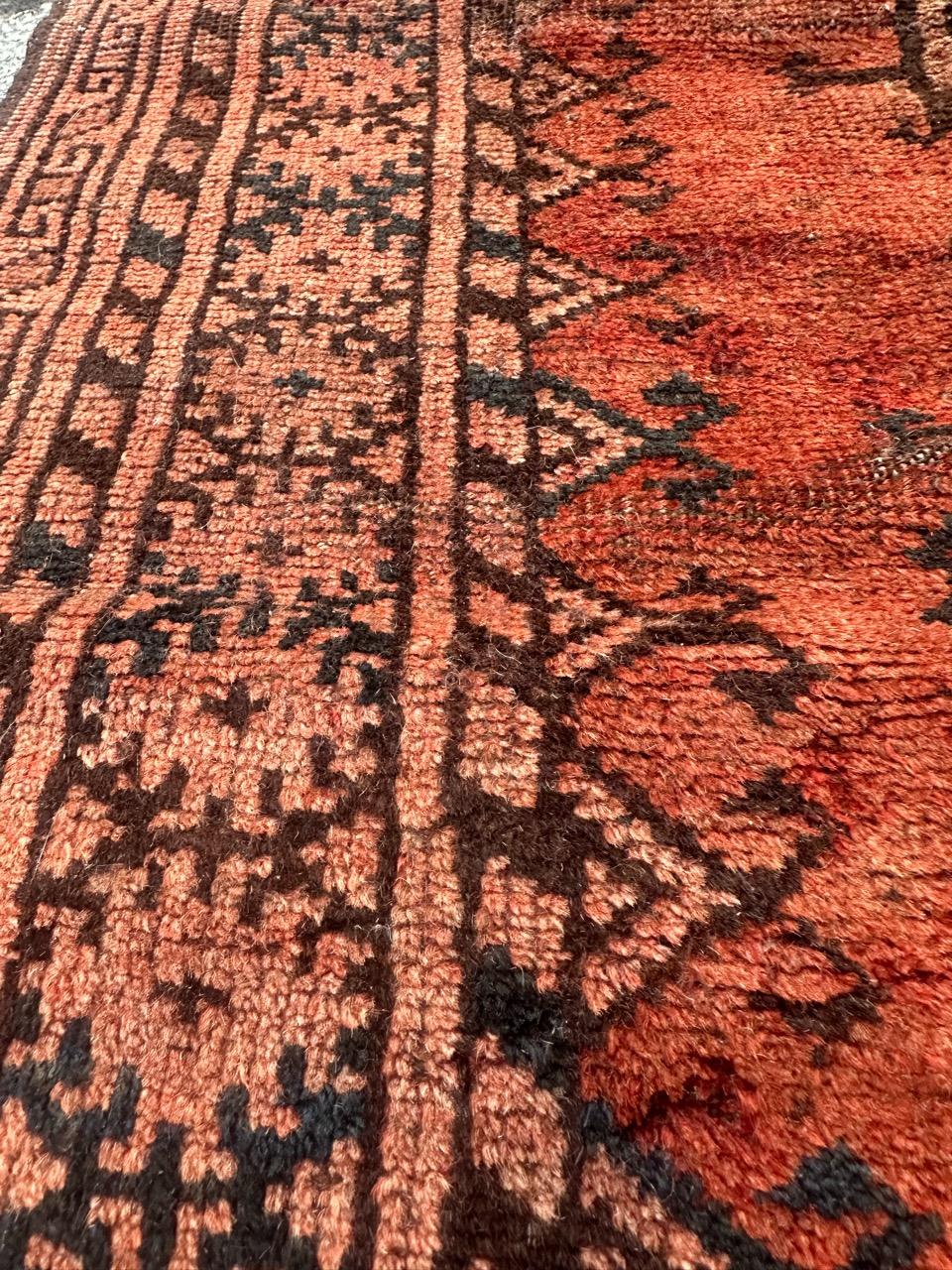 Nice mid century Turkmen rug  For Sale 8