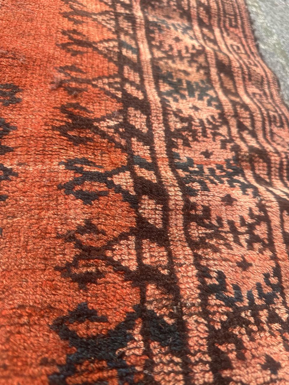 Nice mid century Turkmen rug  For Sale 9
