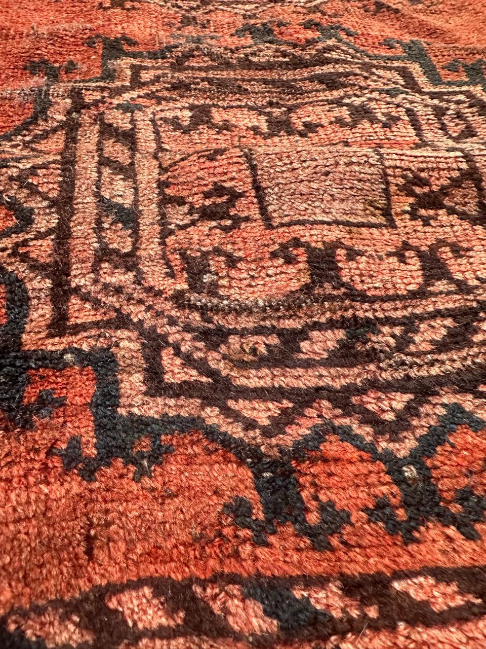Nice mid century Turkmen rug  For Sale 10