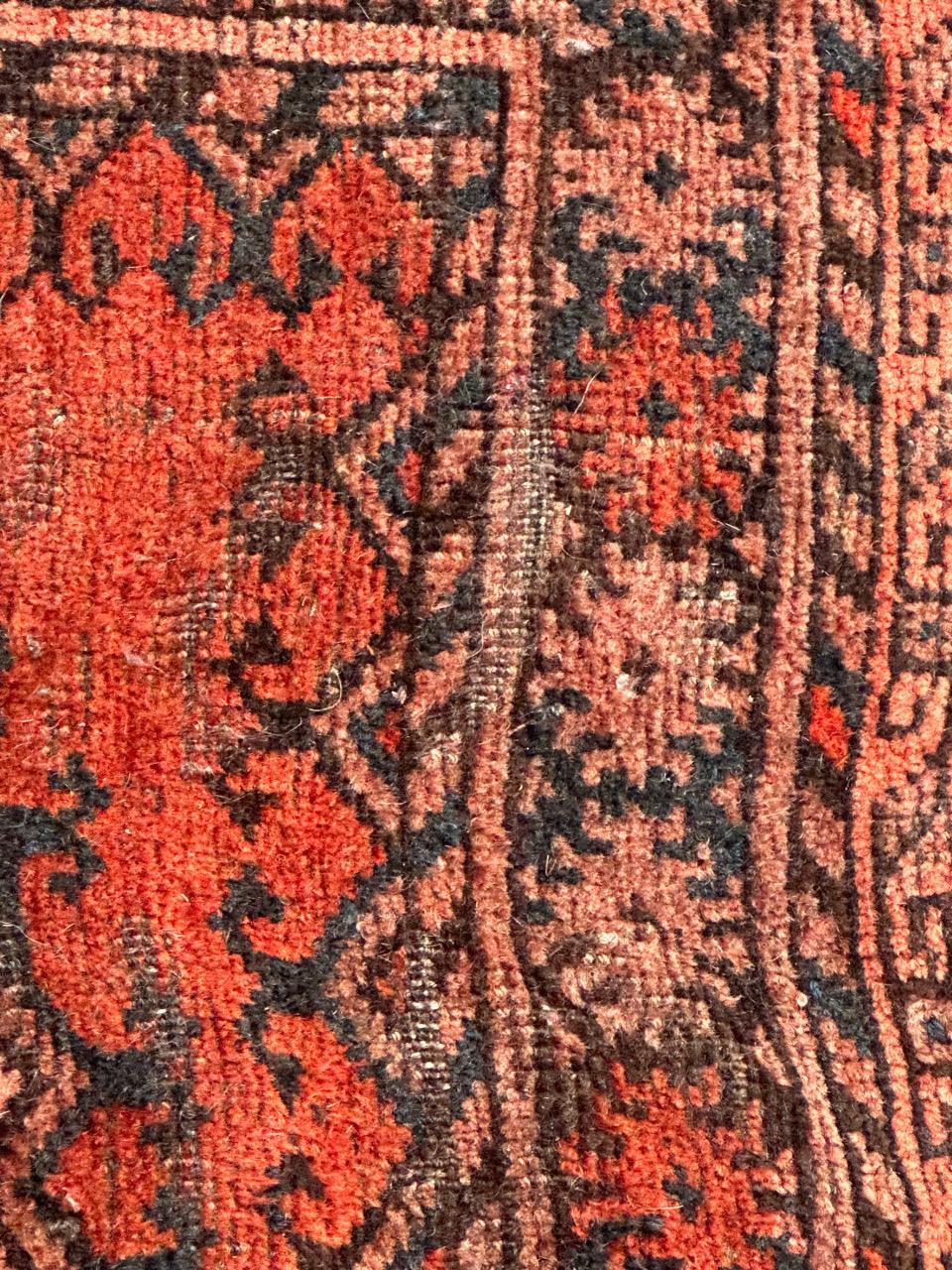Nice mid century Turkmen rug For Sale 1