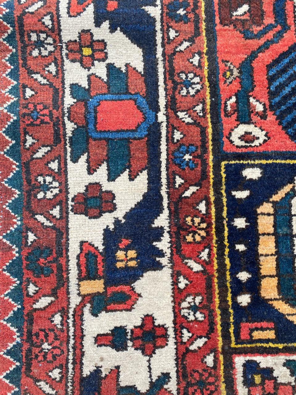 Nice Midcentury Large Tribal Design Bakhtiar Rug For Sale 3