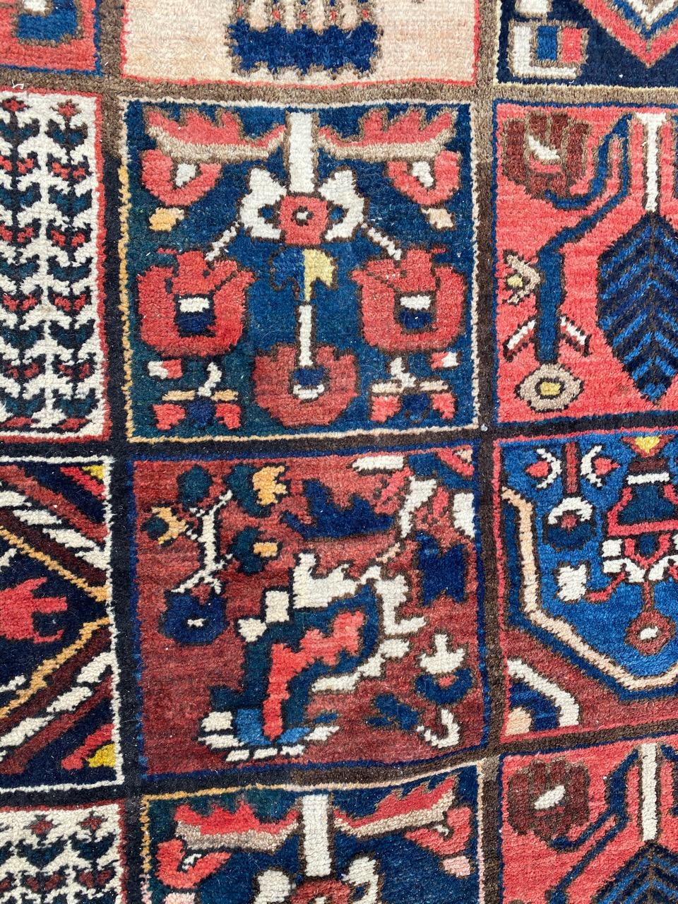 Nice Midcentury Large Tribal Design Bakhtiar Rug For Sale 7