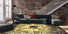 Schöner moderner abstrakter Design Knüpfteppich
