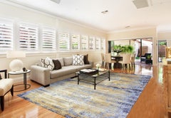 Nice Modern Abstract Design Knotted Rug