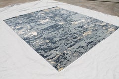 Nice Modern Abstract Design Knotted Rug