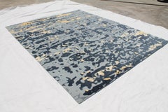 Nice Modern Abstract Design Knotted Rug