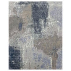 Nice Modern Abstract Design Knotted Rug