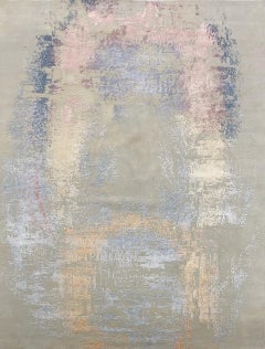 Nice Modern Abstract Design Knotted Rug