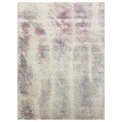 Nice Modern Abstract Design Knotted Rug