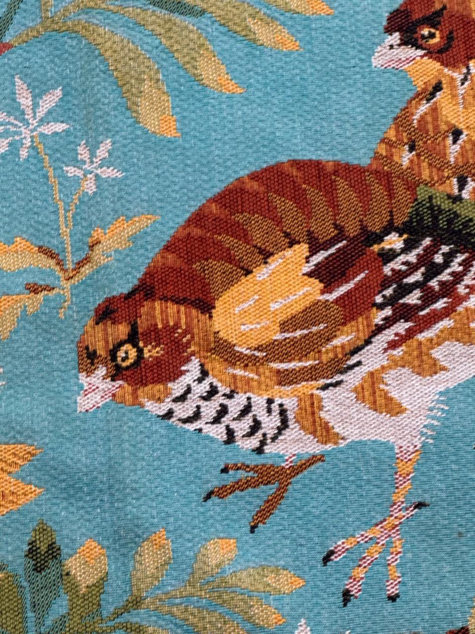 Schöner moderner französischer Jacquard-Wandteppich im Aubusson-Stil von 