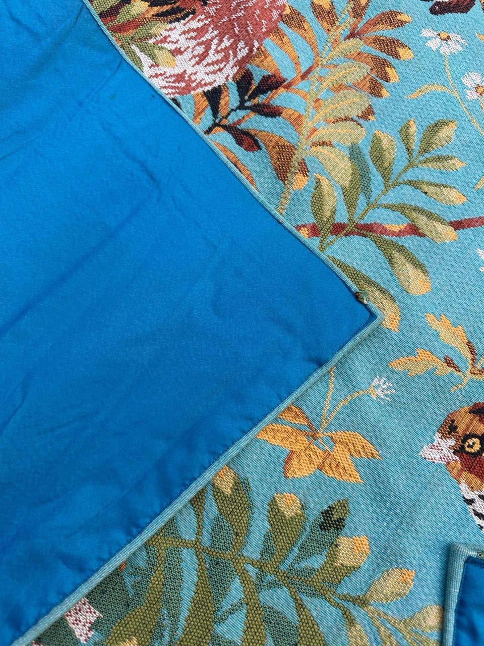 Schöner moderner französischer Jacquard-Wandteppich im Aubusson-Stil von 