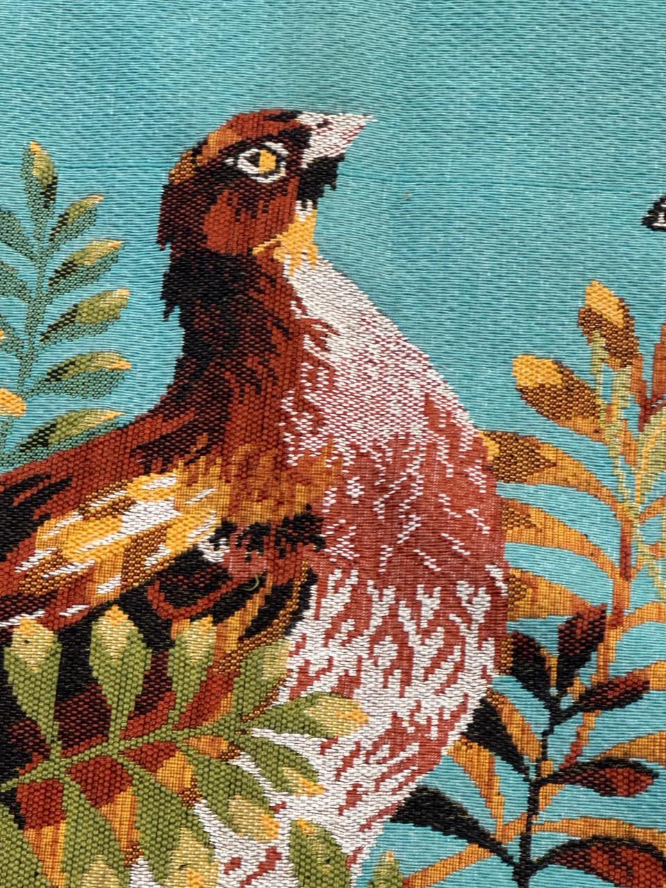 Schöner moderner französischer Jacquard-Wandteppich im Aubusson-Stil von 