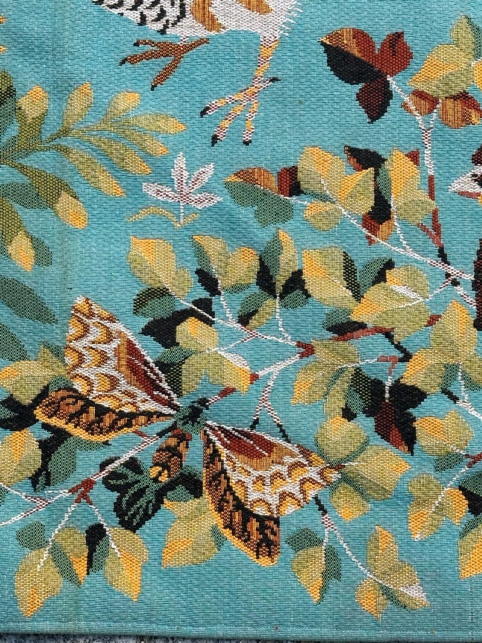 Schöner moderner französischer Jacquard-Wandteppich im Aubusson-Stil von 