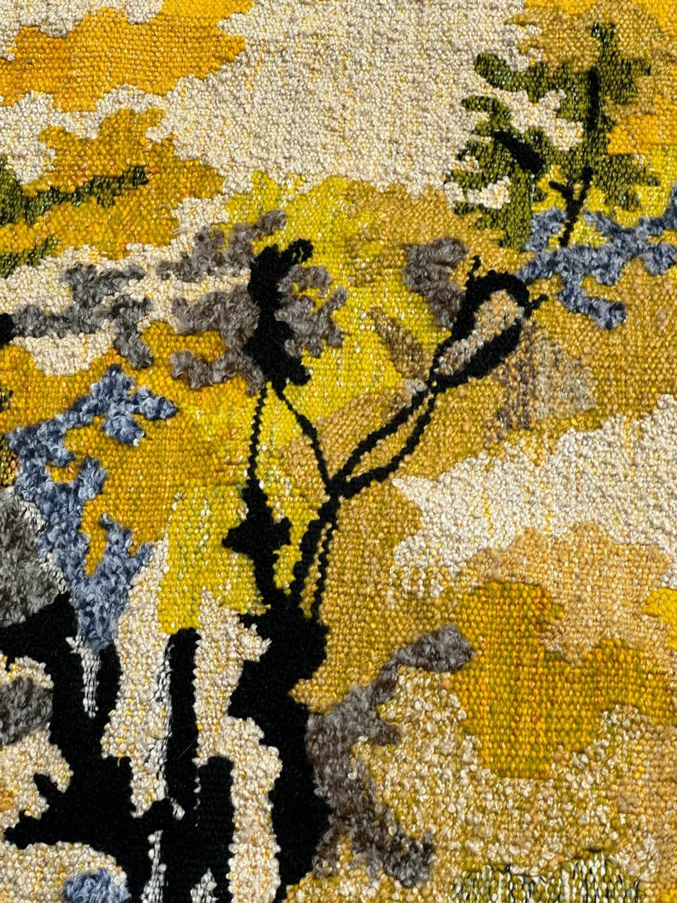 Nice modern French Aubusson Tapestry by « Gemmanick » 4