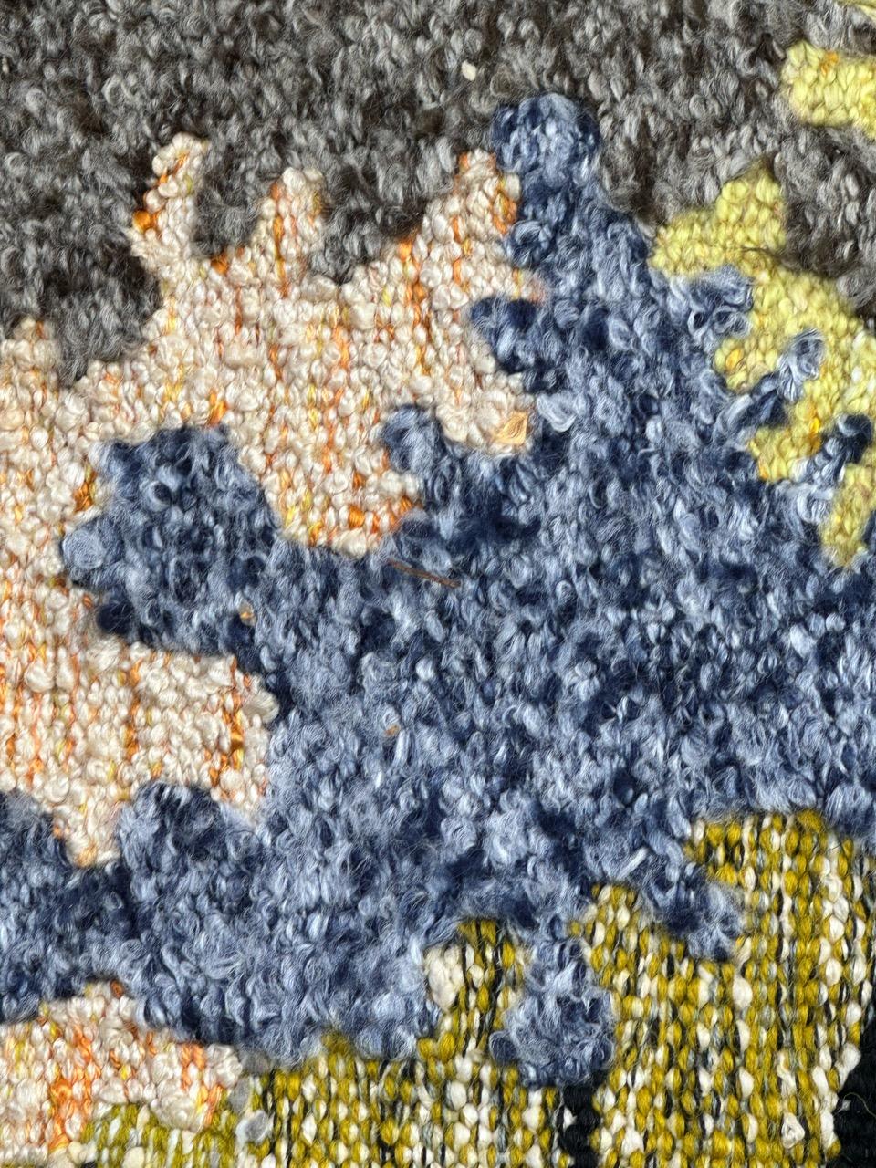 Nice modern French Aubusson Tapestry by « Gemmanick » 7