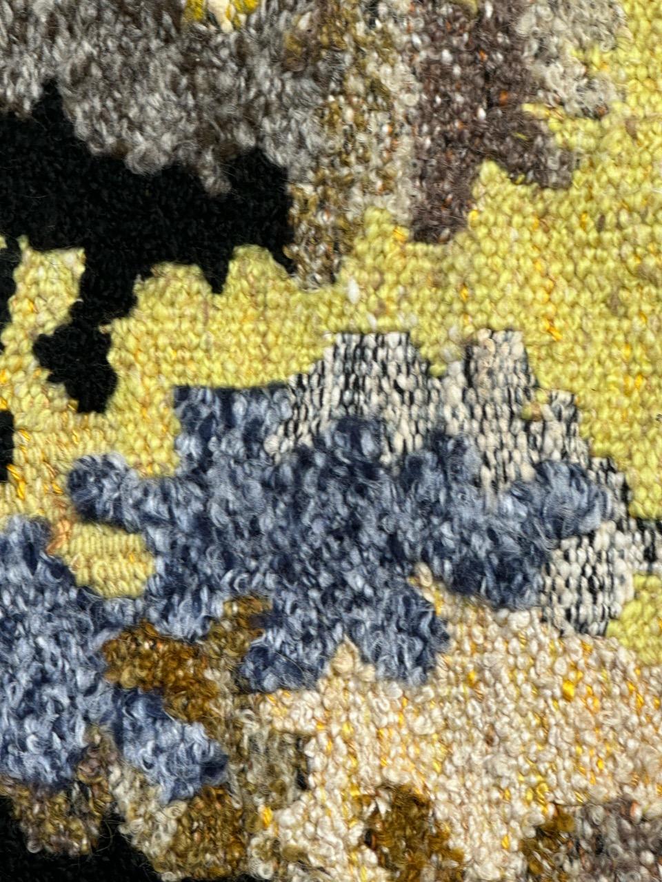 Nice modern French Aubusson Tapestry by « Gemmanick » 8