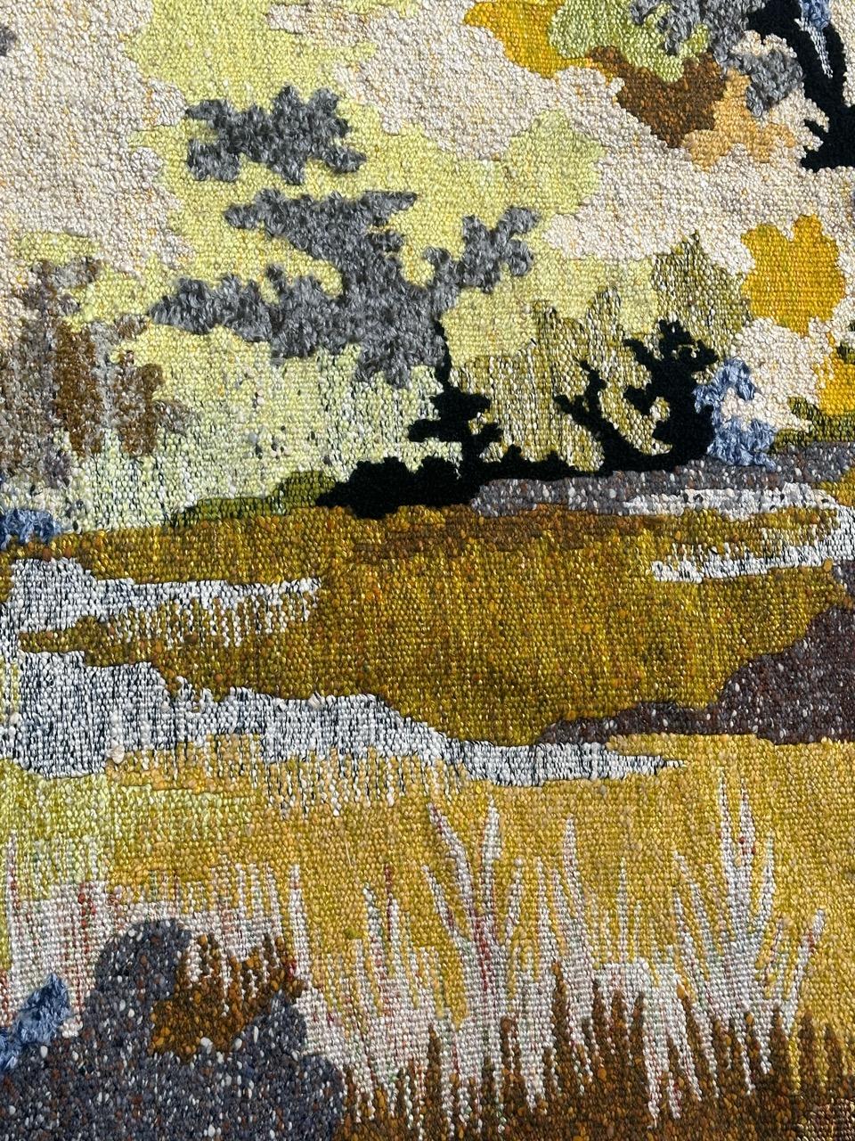 Nice modern French Aubusson Tapestry by « Gemmanick » 1