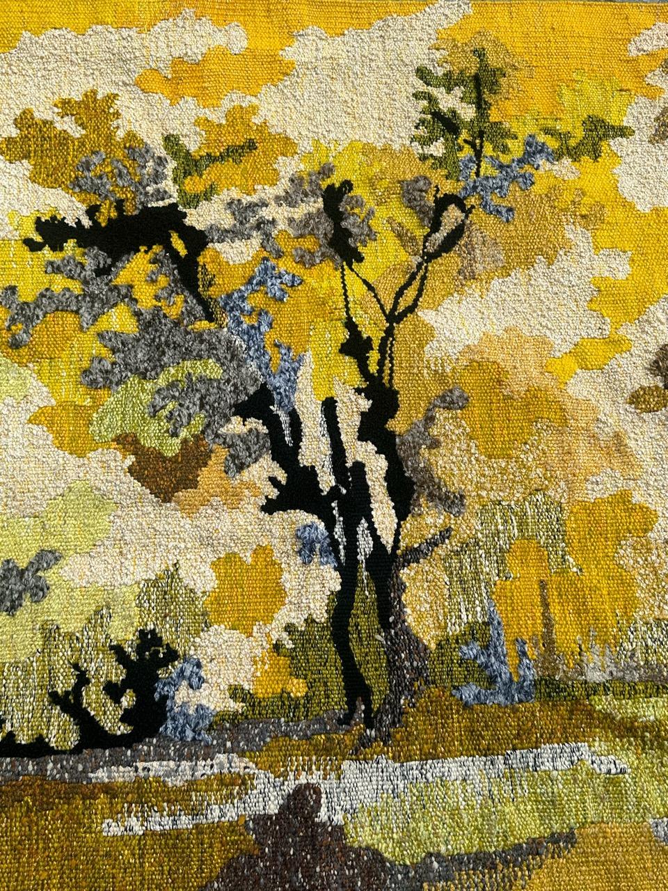 Nice modern French Aubusson Tapestry by « Gemmanick » 2