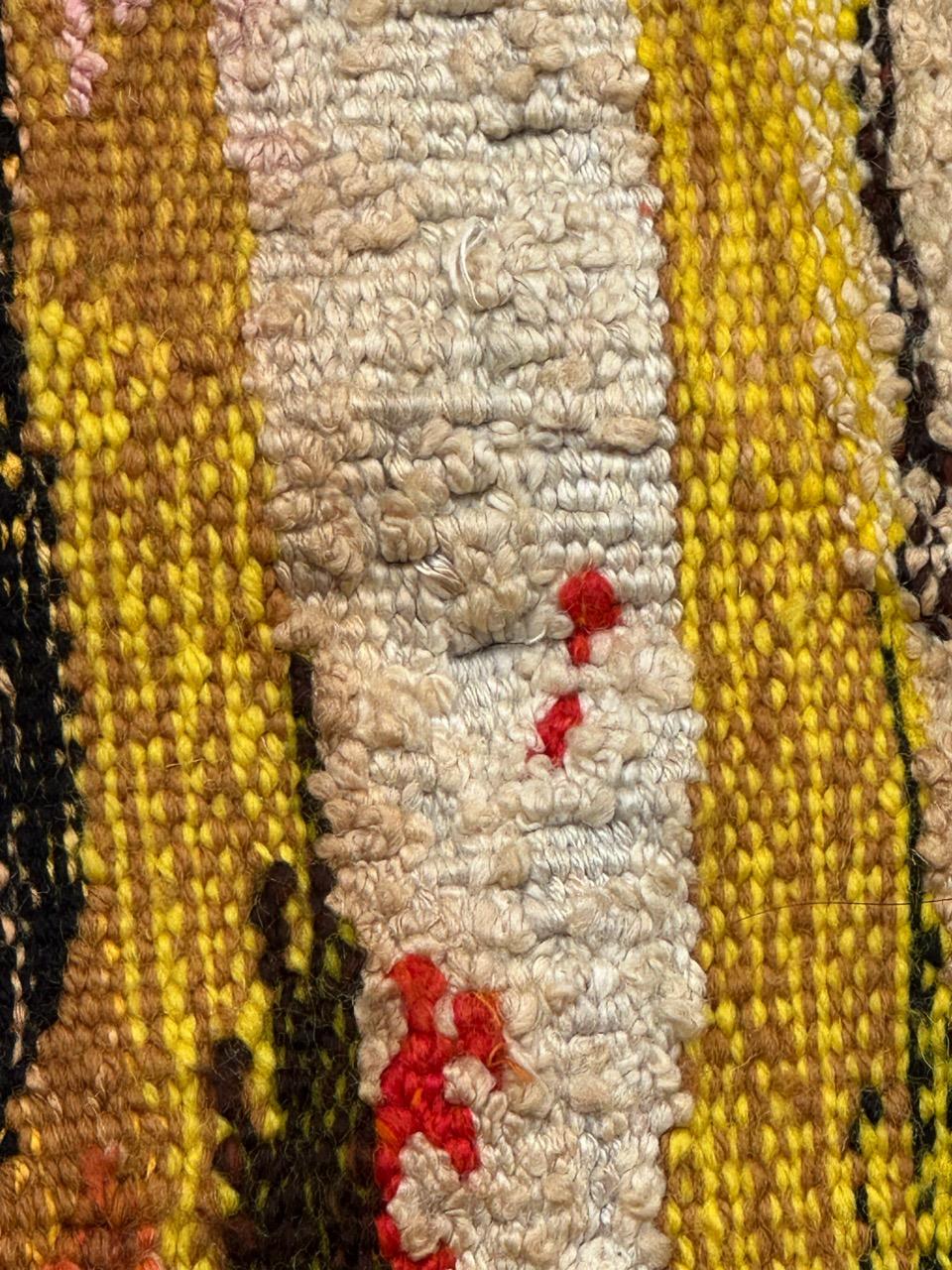 Schöner moderner französischer Aubusson-Wandteppich von 