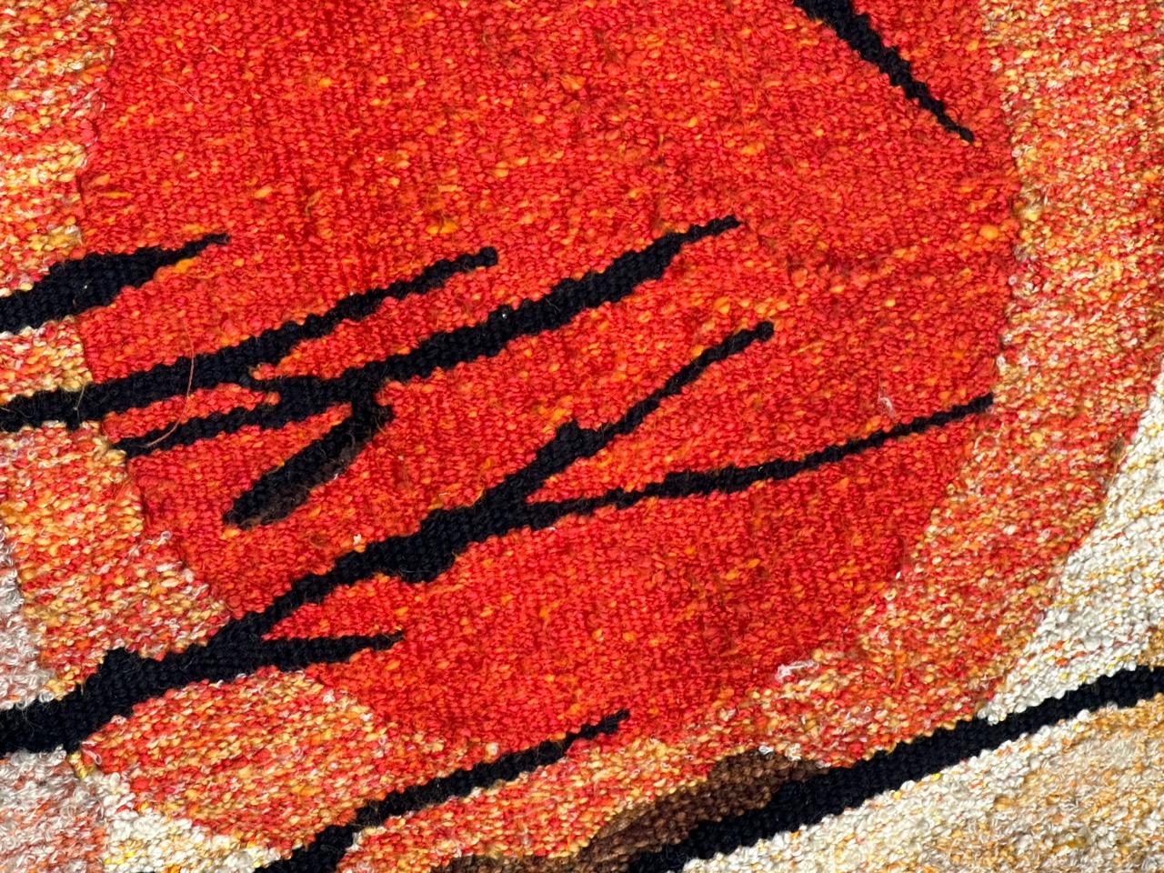 Nice modern French Aubusson Tapestry by « Lartigaud » For Sale 3