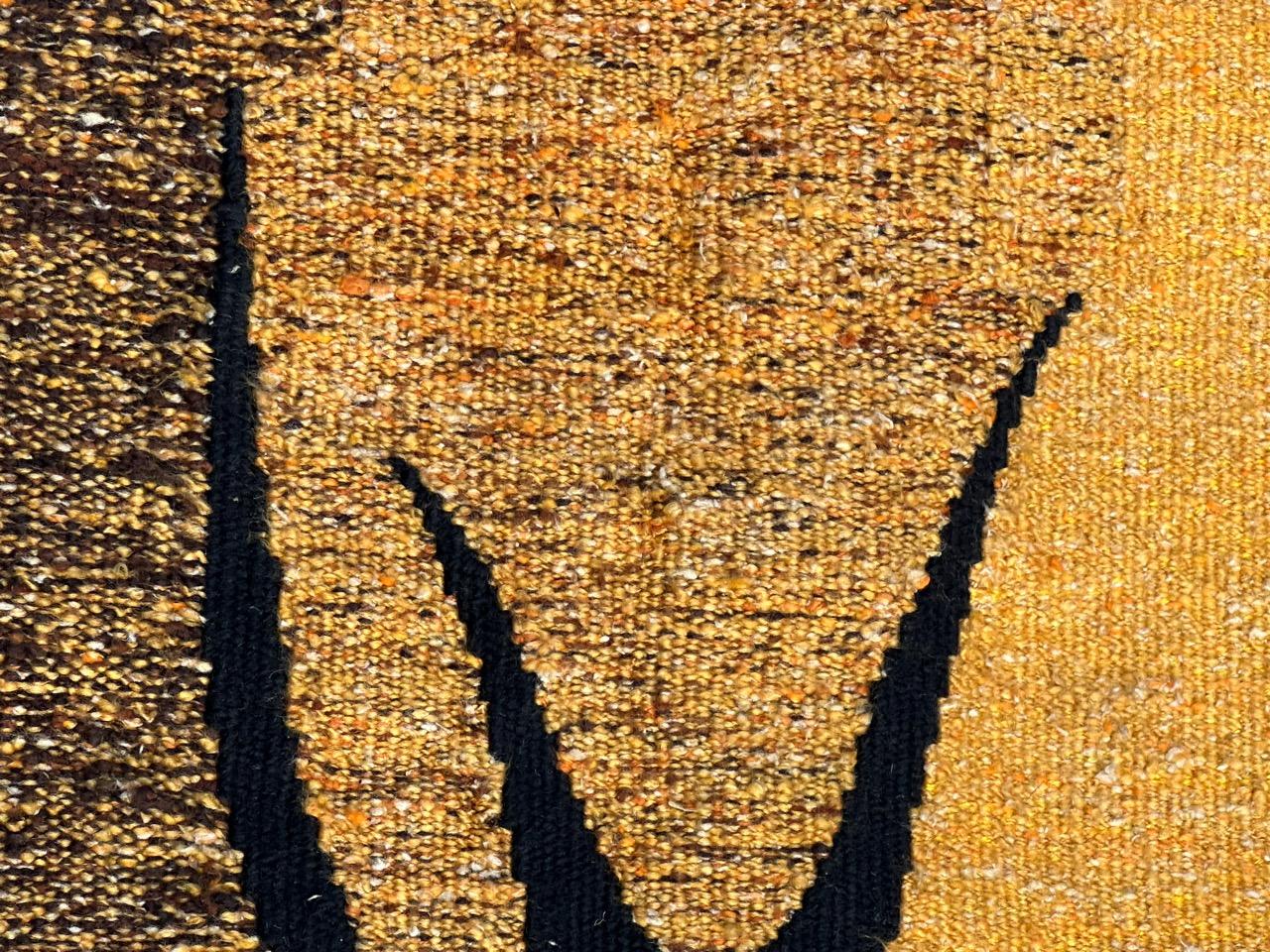 Nice modern French Aubusson Tapestry by « Lartigaud » For Sale 5