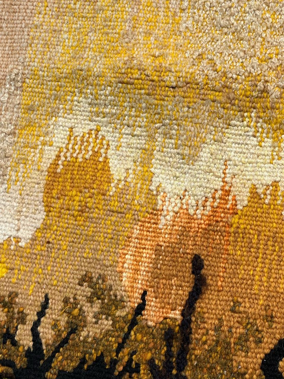 Schöner moderner französischer Aubusson-Wandteppich von 