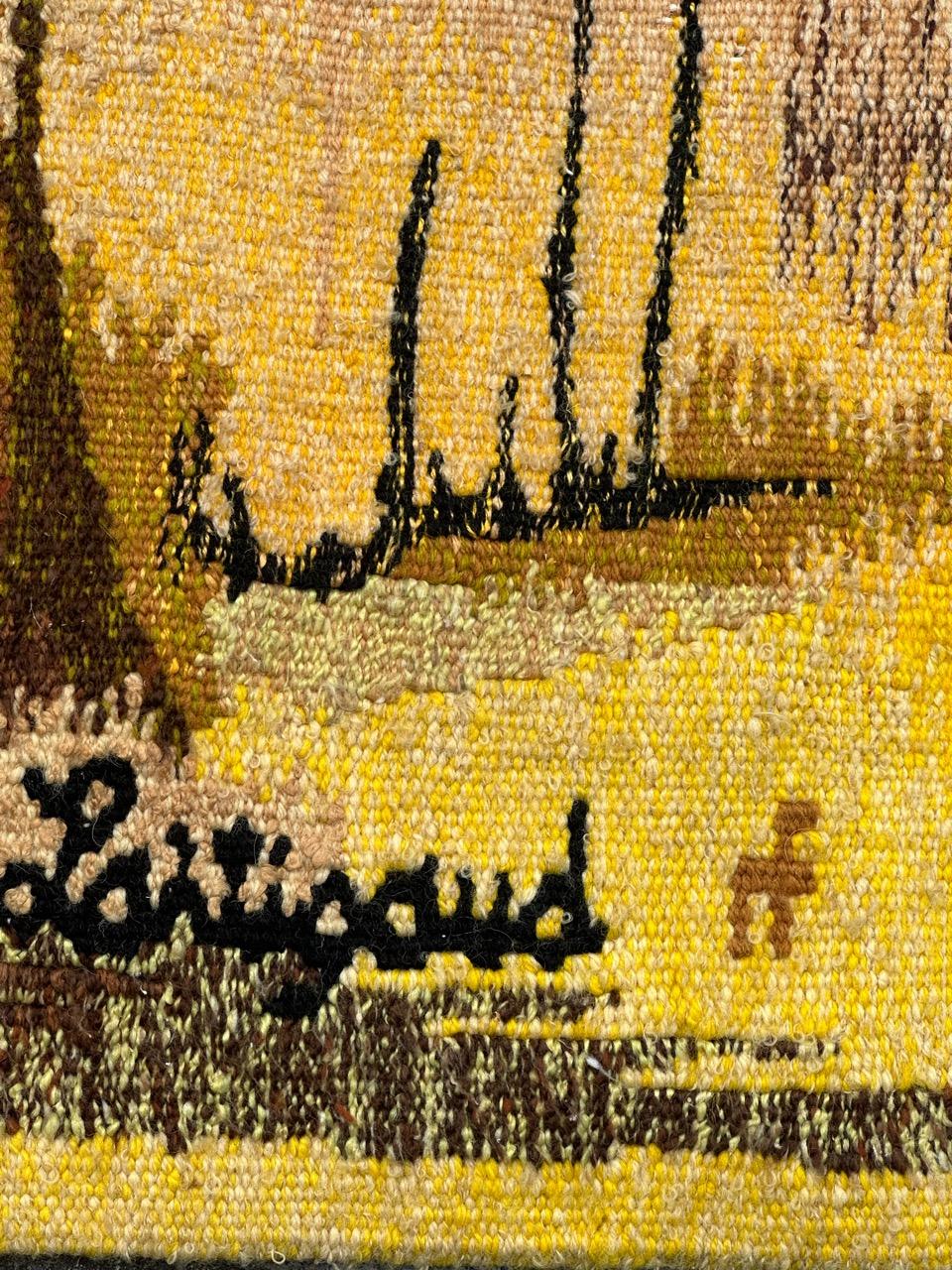 Schöner moderner französischer Aubusson-Wandteppich von 