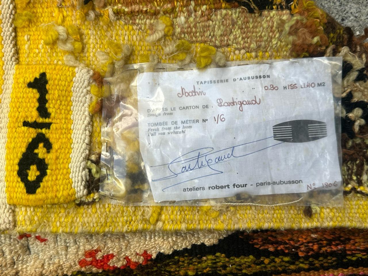 Schöner moderner französischer Aubusson-Wandteppich von 