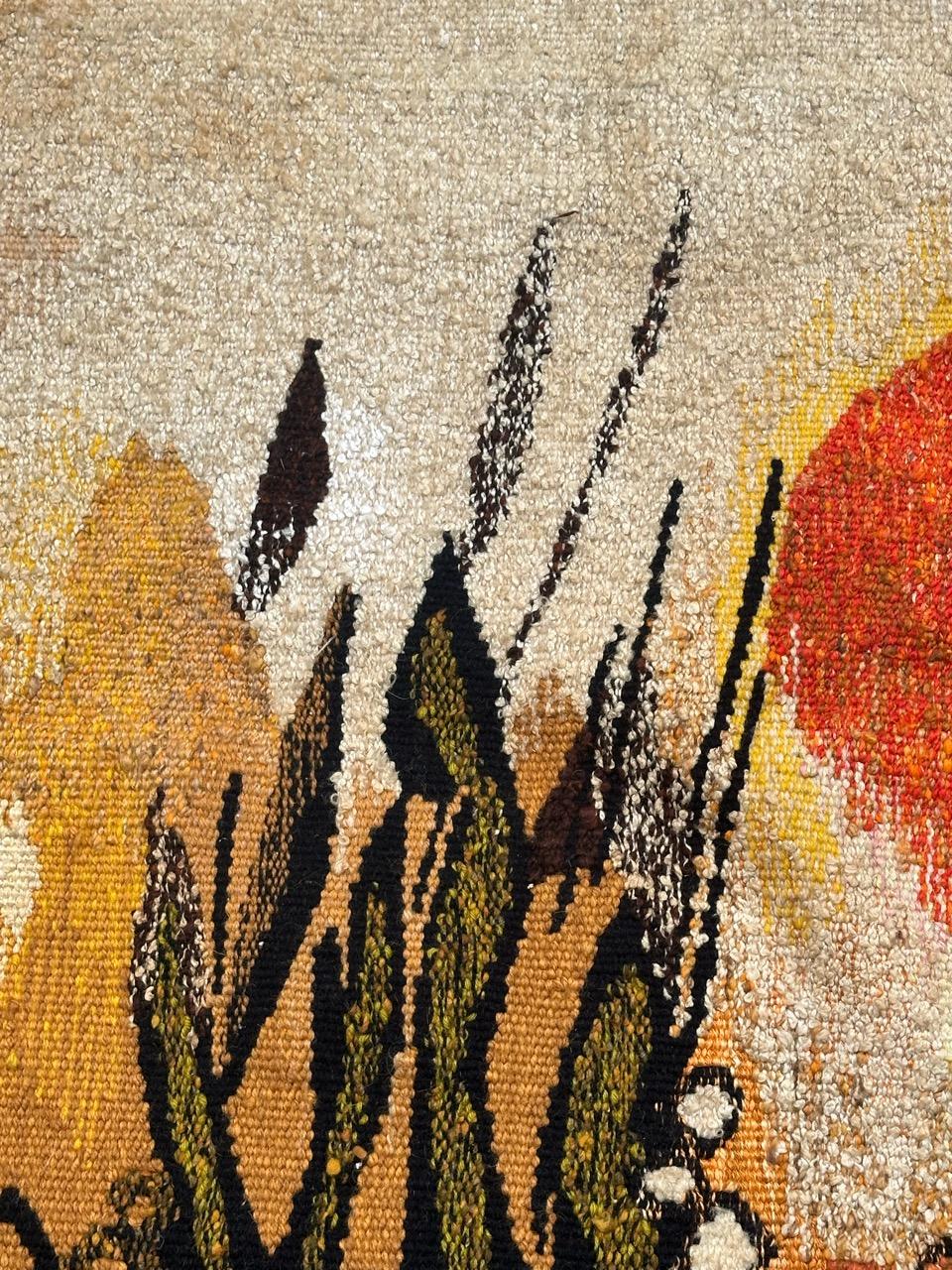 Schöner moderner französischer Aubusson-Wandteppich von 