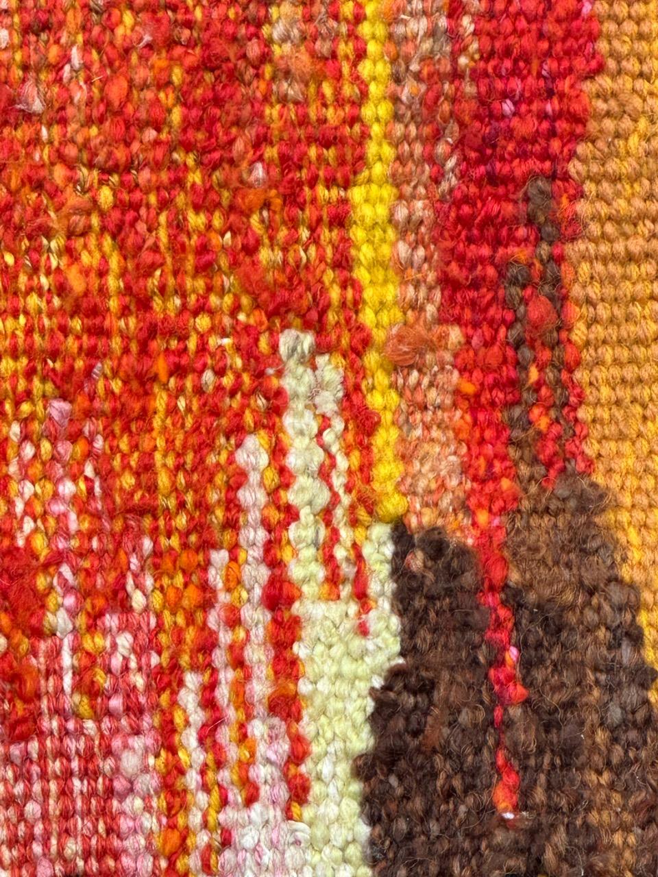 Schöner moderner französischer Aubusson-Wandteppich von 