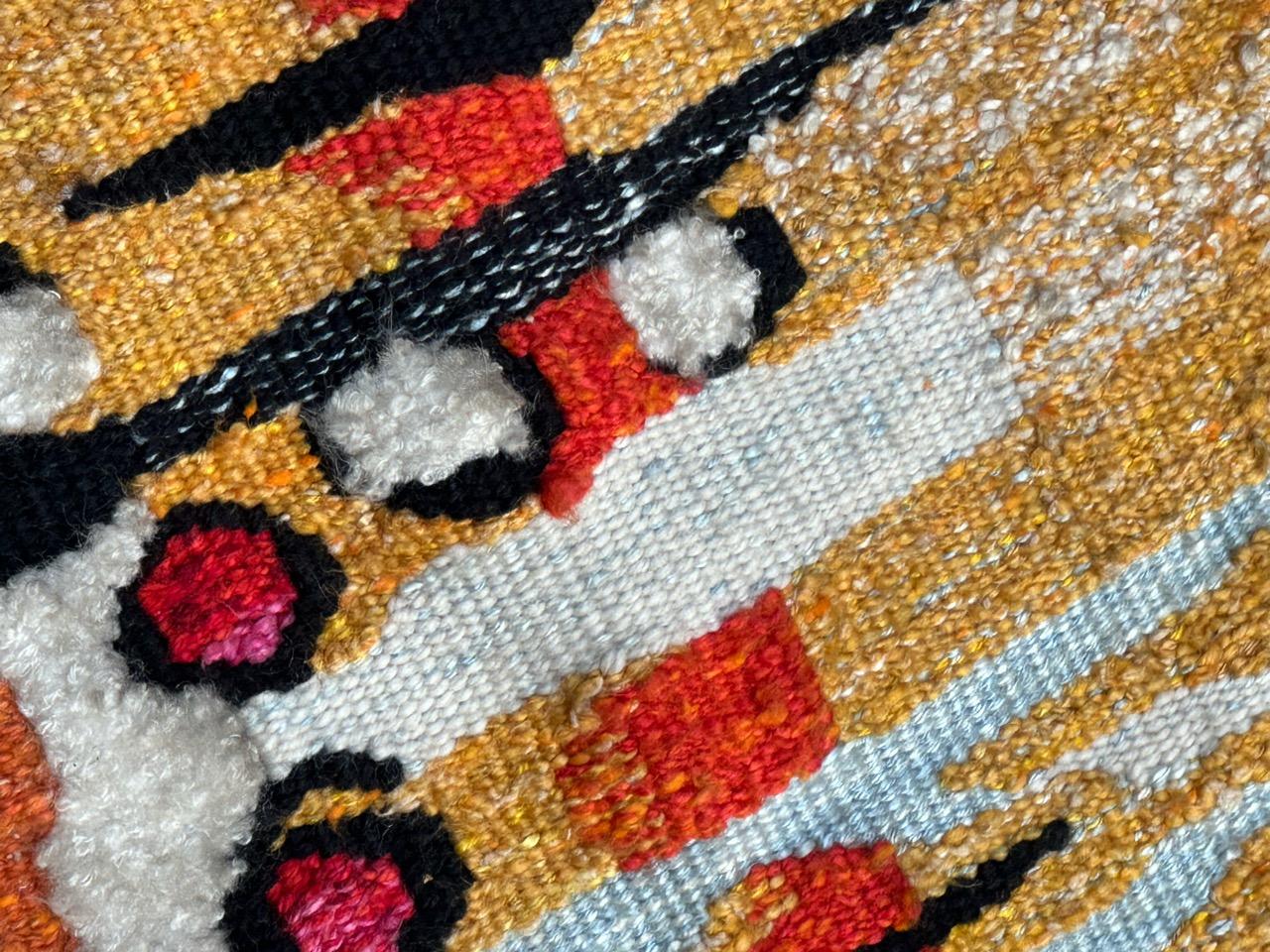 Nice modern French Aubusson Tapestry by « Lartigaud » For Sale 2