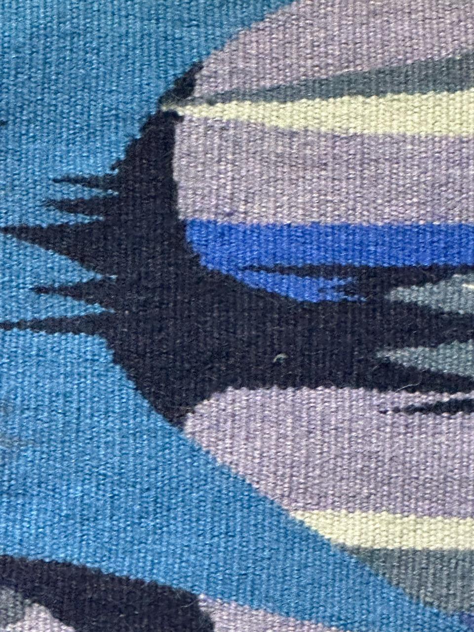 Schöner moderner französischer Aubusson Wandteppich im Angebot 12