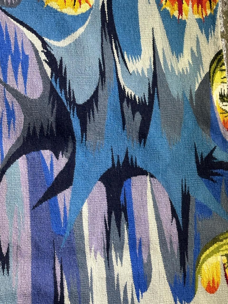 Schöner moderner französischer Aubusson Wandteppich (Französisch) im Angebot