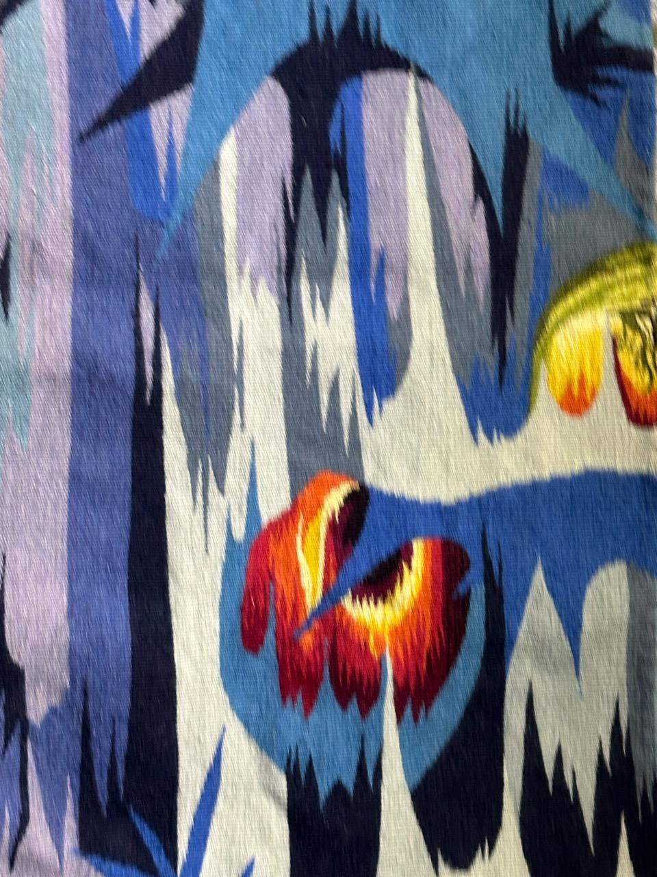 Schöner moderner französischer Aubusson Wandteppich (Gewebt) im Angebot