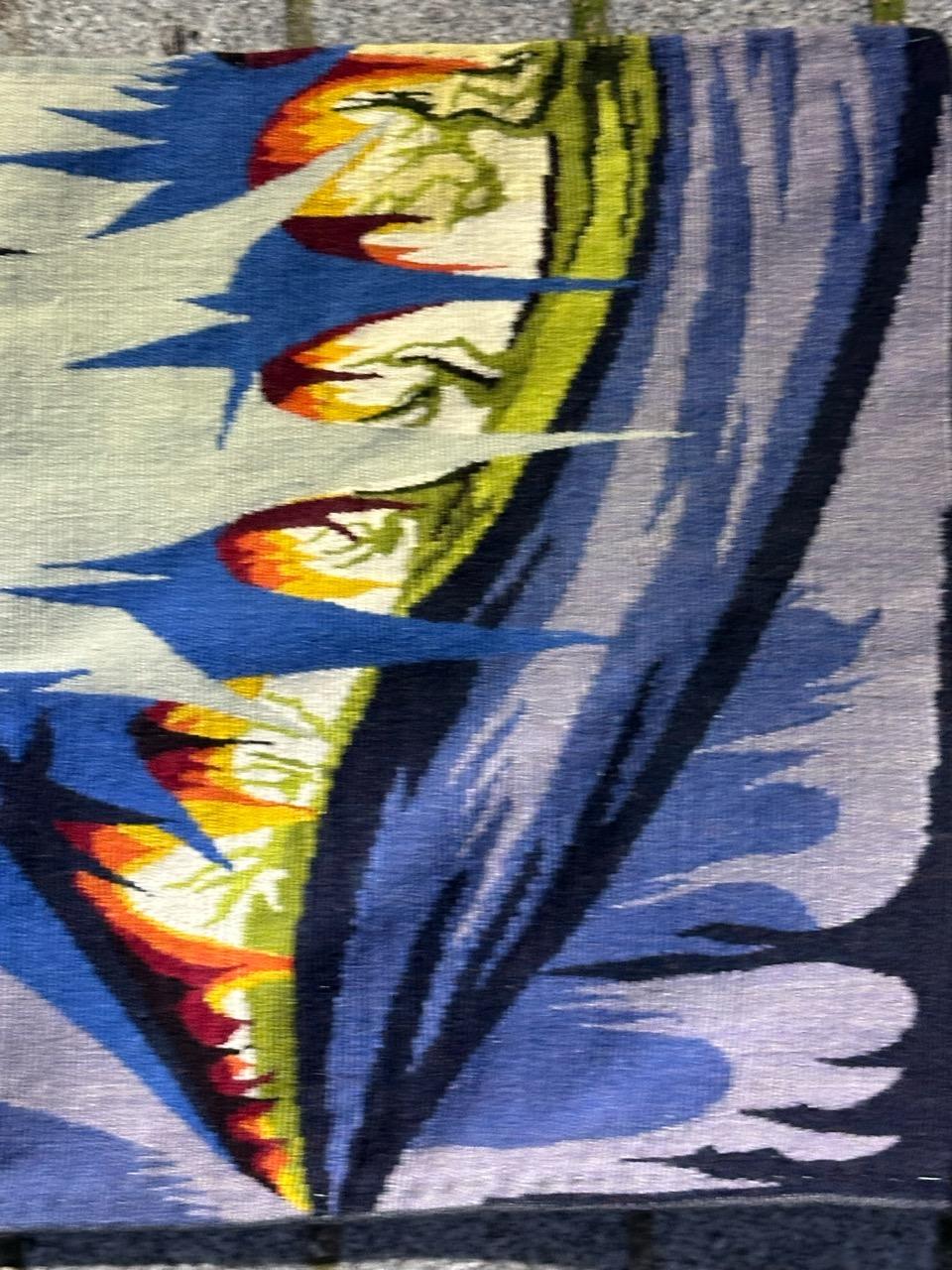 Schöner moderner französischer Aubusson Wandteppich (20. Jahrhundert) im Angebot